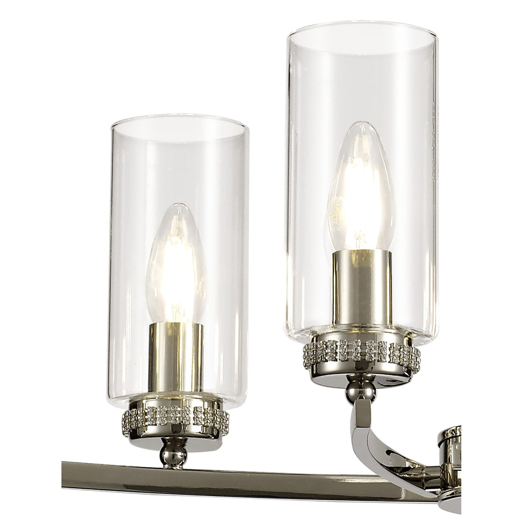 NL73119 Darling Pendant/Semi Ceiling 6 Light Polished Nickel
