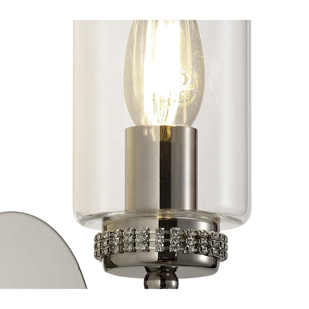 NL73129 Darling Wall Lamp Switched 1 Light Polished Nickel