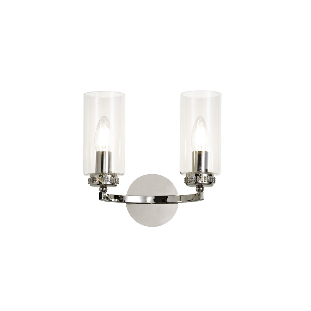 NL73139 Darling Wall Lamp Switched 2 Light Polished Nickel