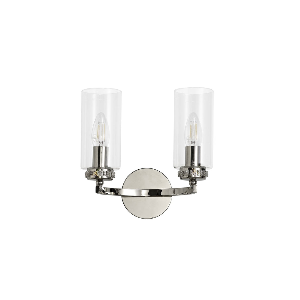 NL73139 Darling Wall Lamp Switched 2 Light Polished Nickel