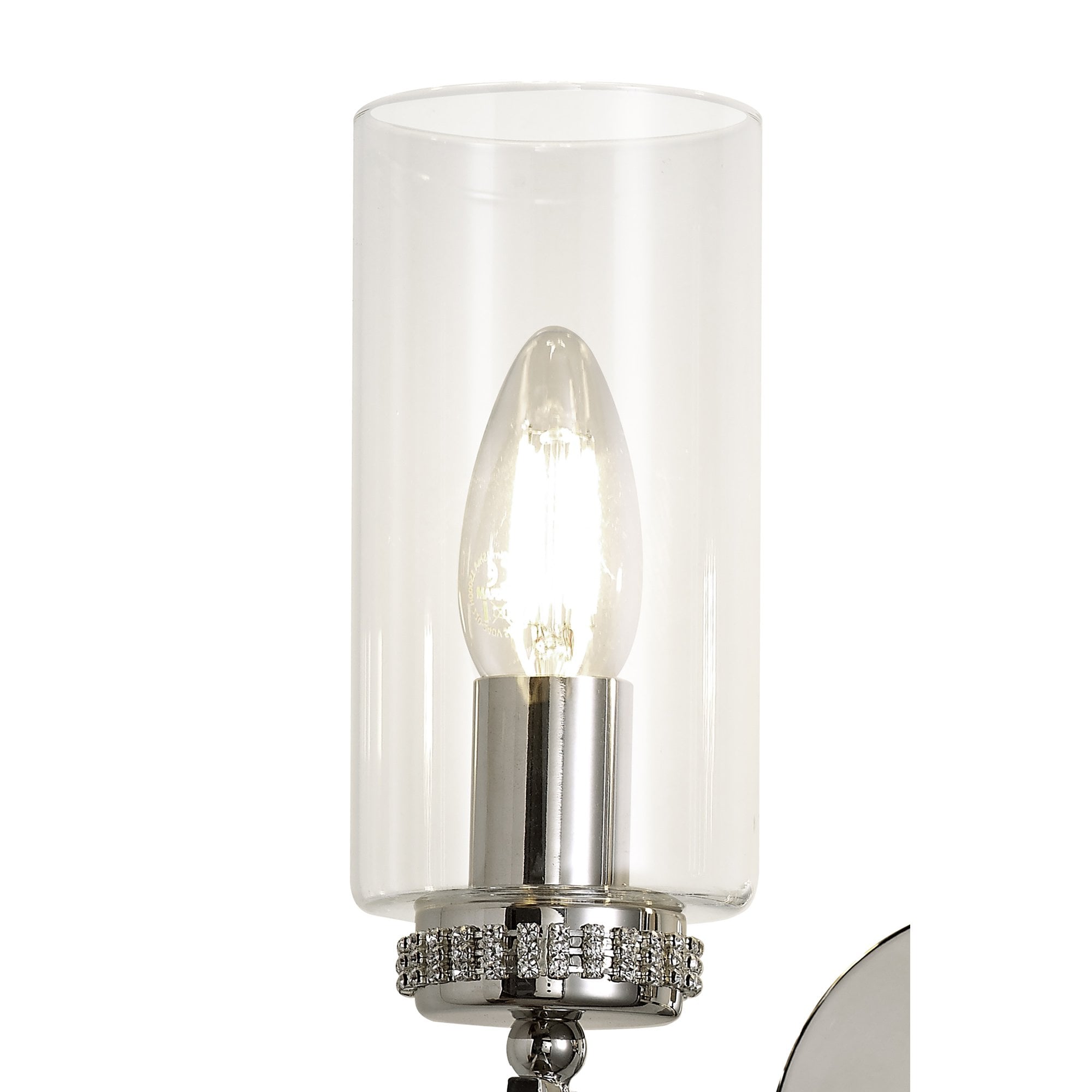 NL73139 Darling Wall Lamp Switched 2 Light Polished Nickel