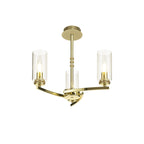 NL73209 Darling Pendant/Semi Ceiling 3 Light Polished Gold