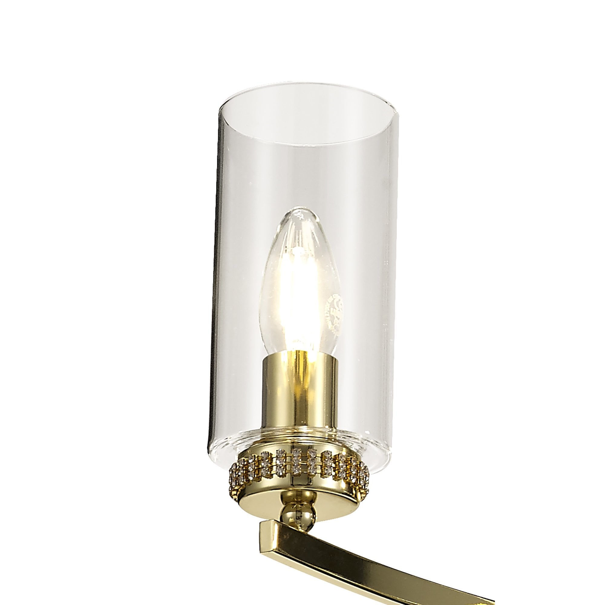 NL73209 Darling Pendant/Semi Ceiling 3 Light Polished Gold