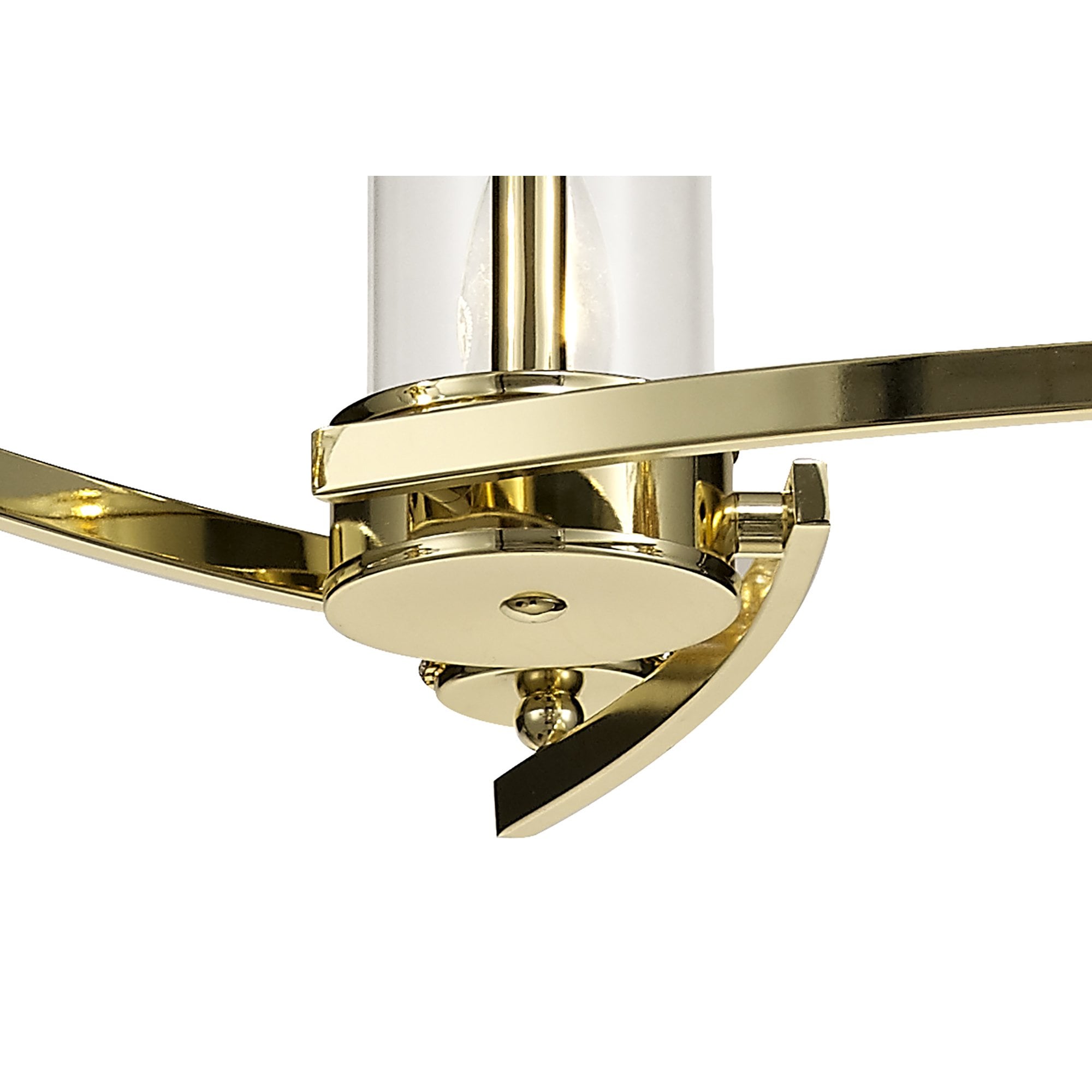 NL73209 Darling Pendant/Semi Ceiling 3 Light Polished Gold