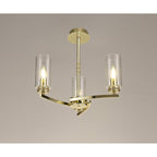 NL73209 Darling Pendant/Semi Ceiling 3 Light Polished Gold