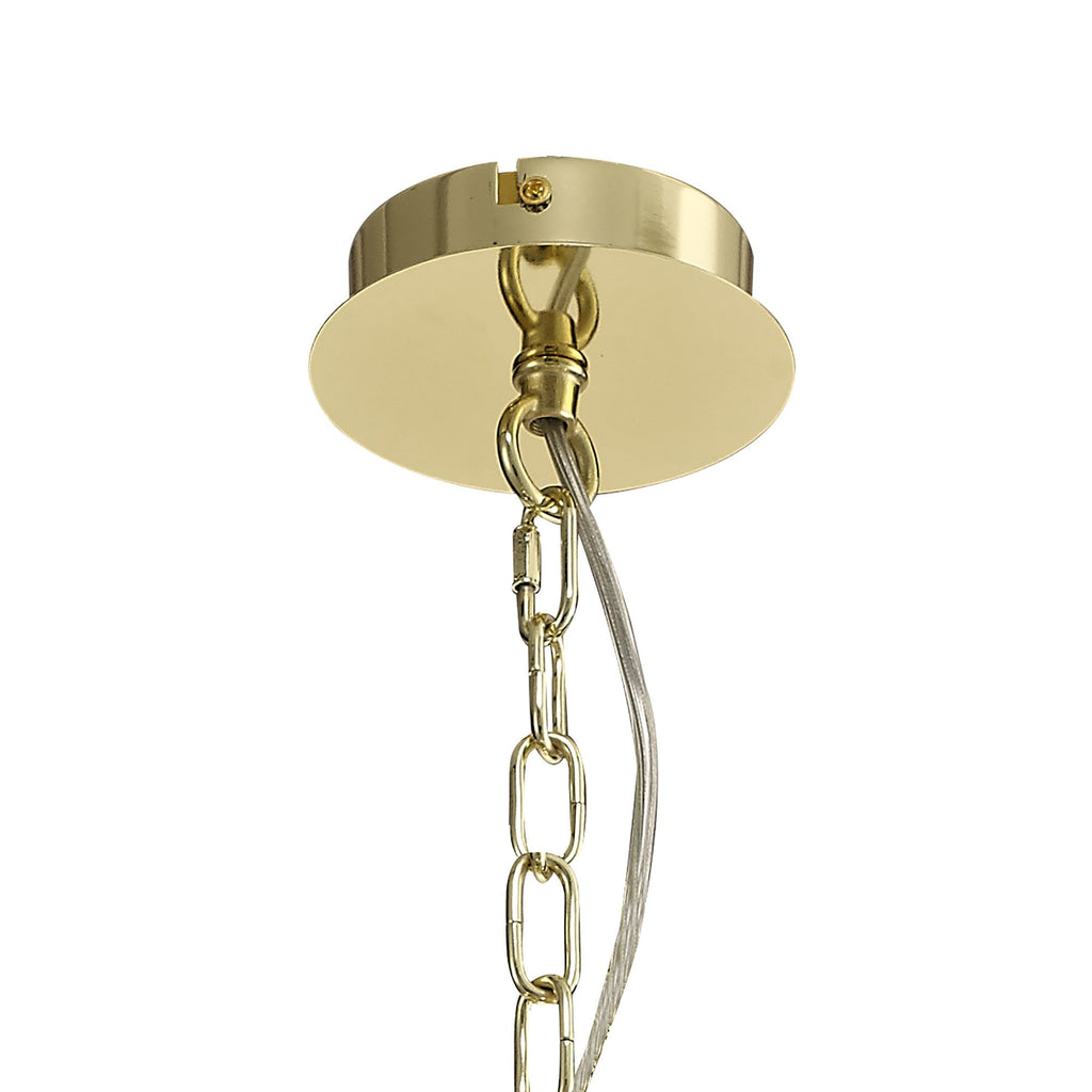 NL73219 Darling Pendant/Semi Ceiling 5 Light Polished Gold