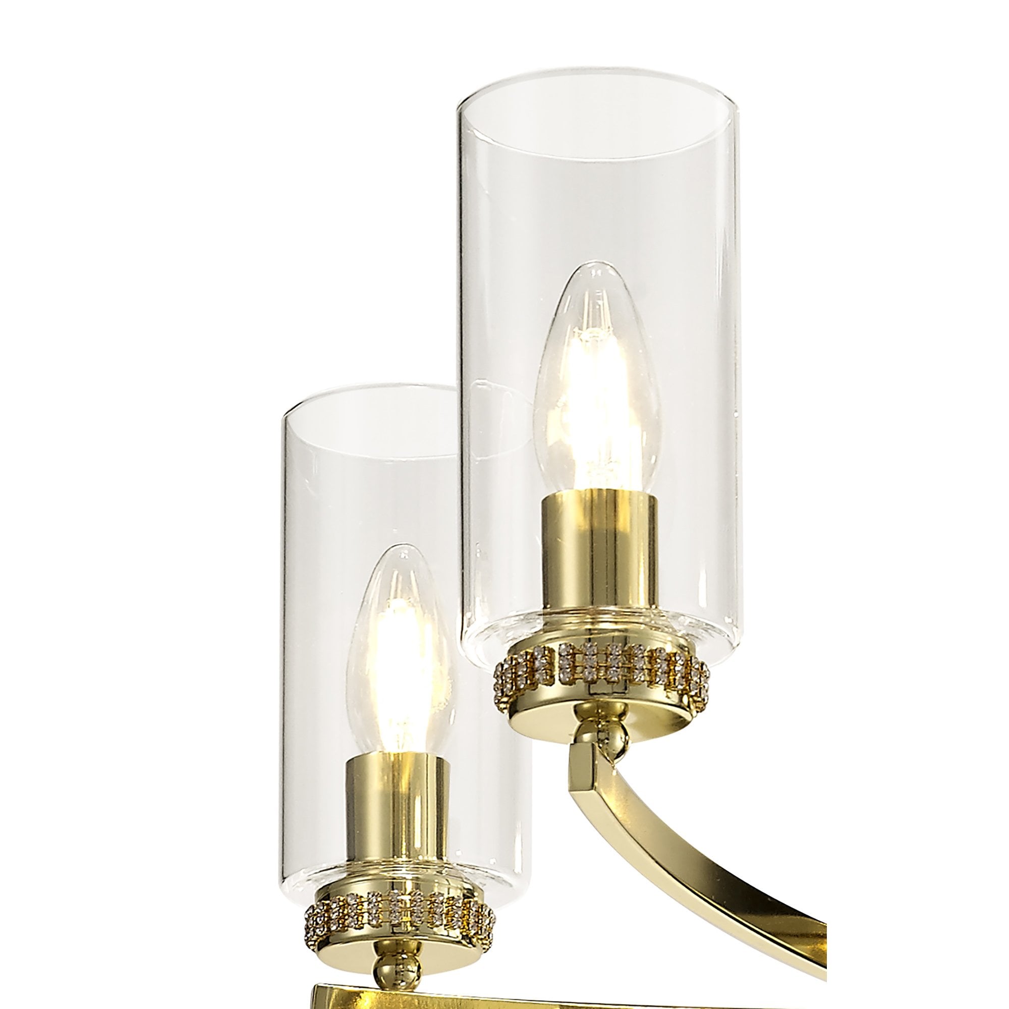 NL73219 Darling Pendant/Semi Ceiling 5 Light Polished Gold