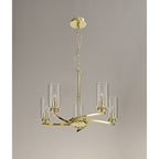 NL73219 Darling Pendant/Semi Ceiling 5 Light Polished Gold