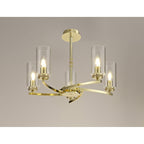 NL73219 Darling Pendant/Semi Ceiling 5 Light Polished Gold