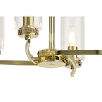 NL73229 Darling Pendant/Semi Ceiling 6 Light Polished Gold