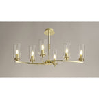 NL73229 Darling Pendant/Semi Ceiling 6 Light Polished Gold