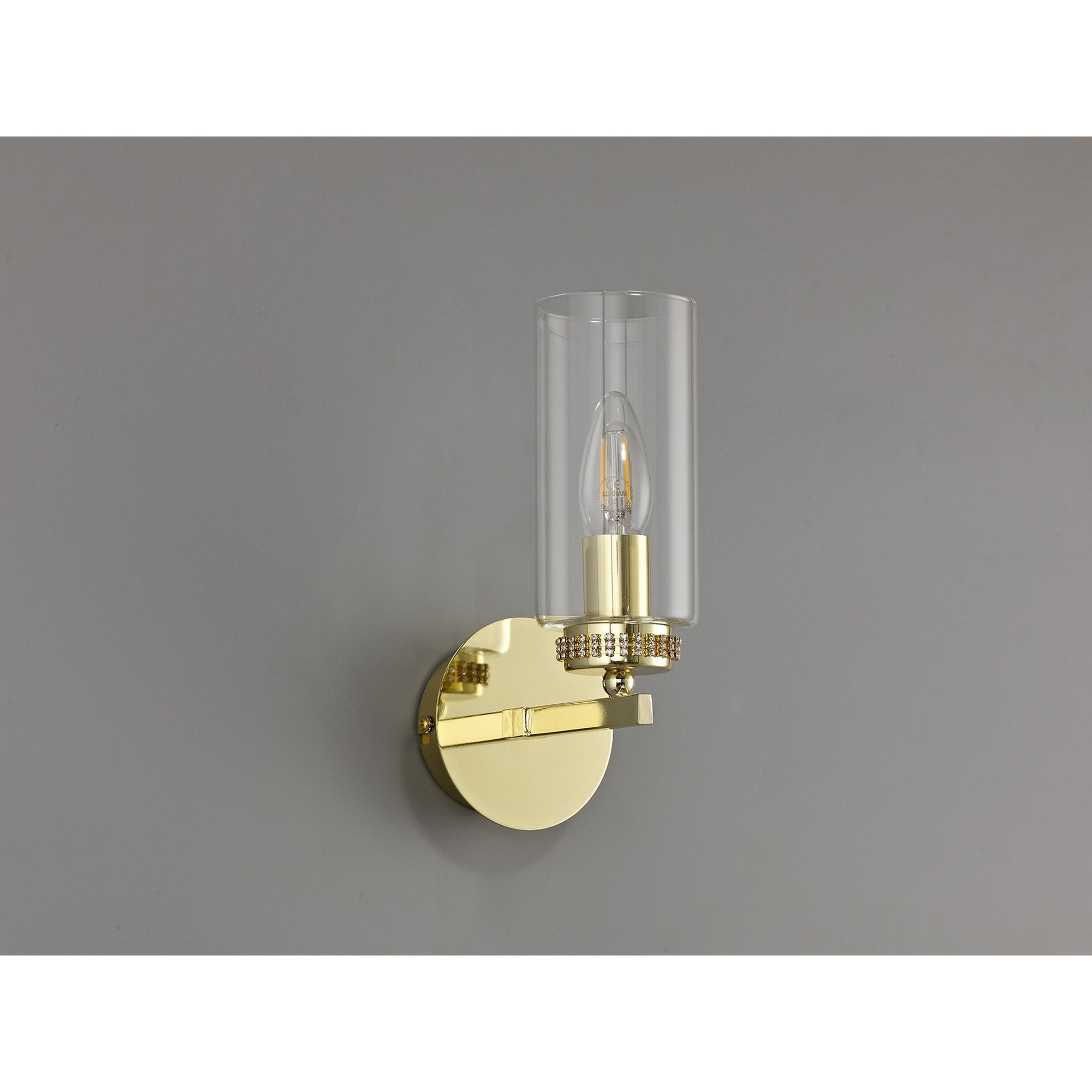 NL73239 Darling Wall Lamp Switched 1 Light Polished Gold