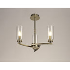 NL73259 Darling Pendant/Semi Ceiling 3 Light Antique Brass