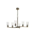 NL73279 Darling Pendant/Semi Ceiling 6 Light Antique Brass