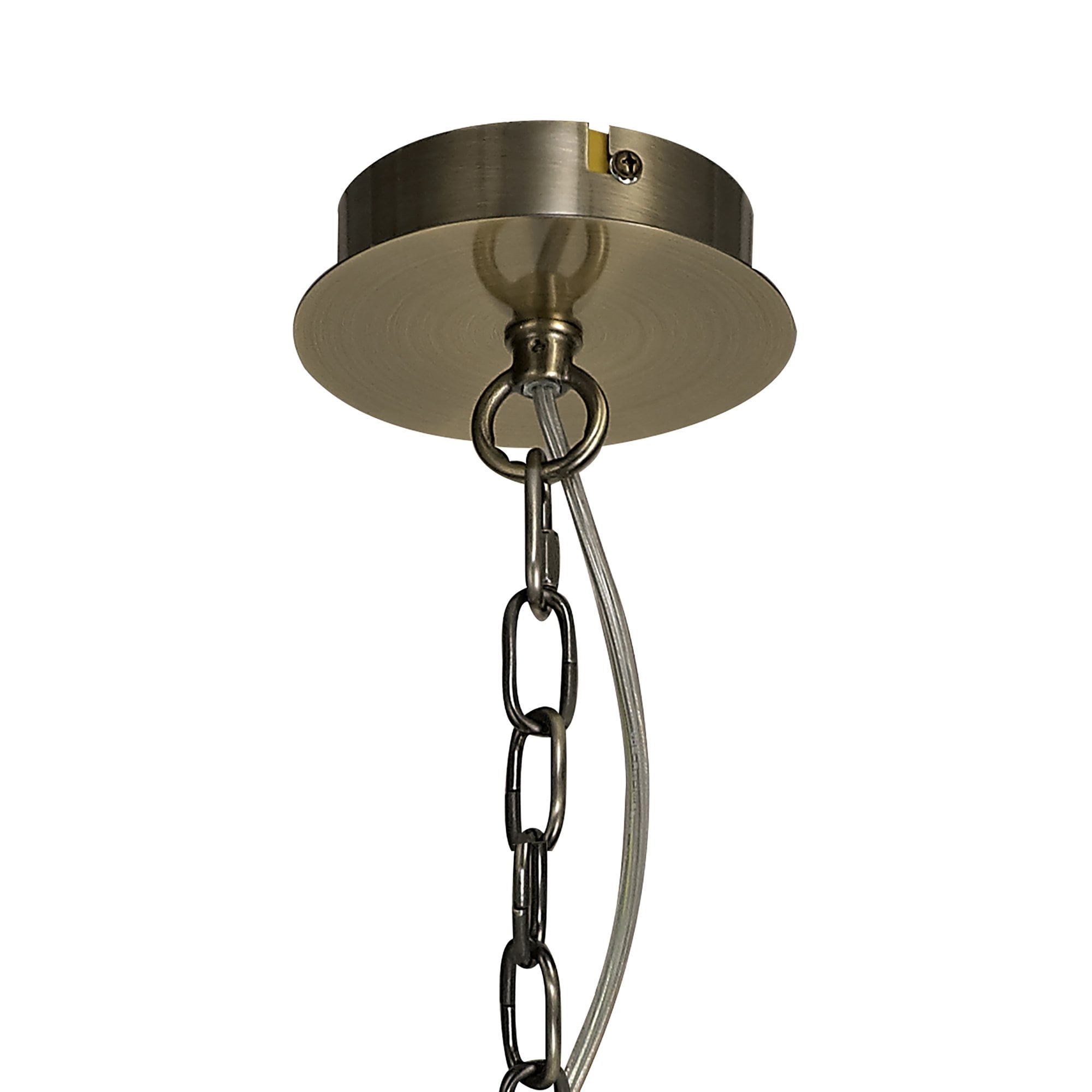 NL73279 Darling Pendant/Semi Ceiling 6 Light Antique Brass