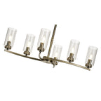 NL73279 Darling Pendant/Semi Ceiling 6 Light Antique Brass