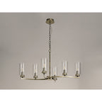 NL73279 Darling Pendant/Semi Ceiling 6 Light Antique Brass