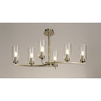 NL73279 Darling Pendant/Semi Ceiling 6 Light Antique Brass