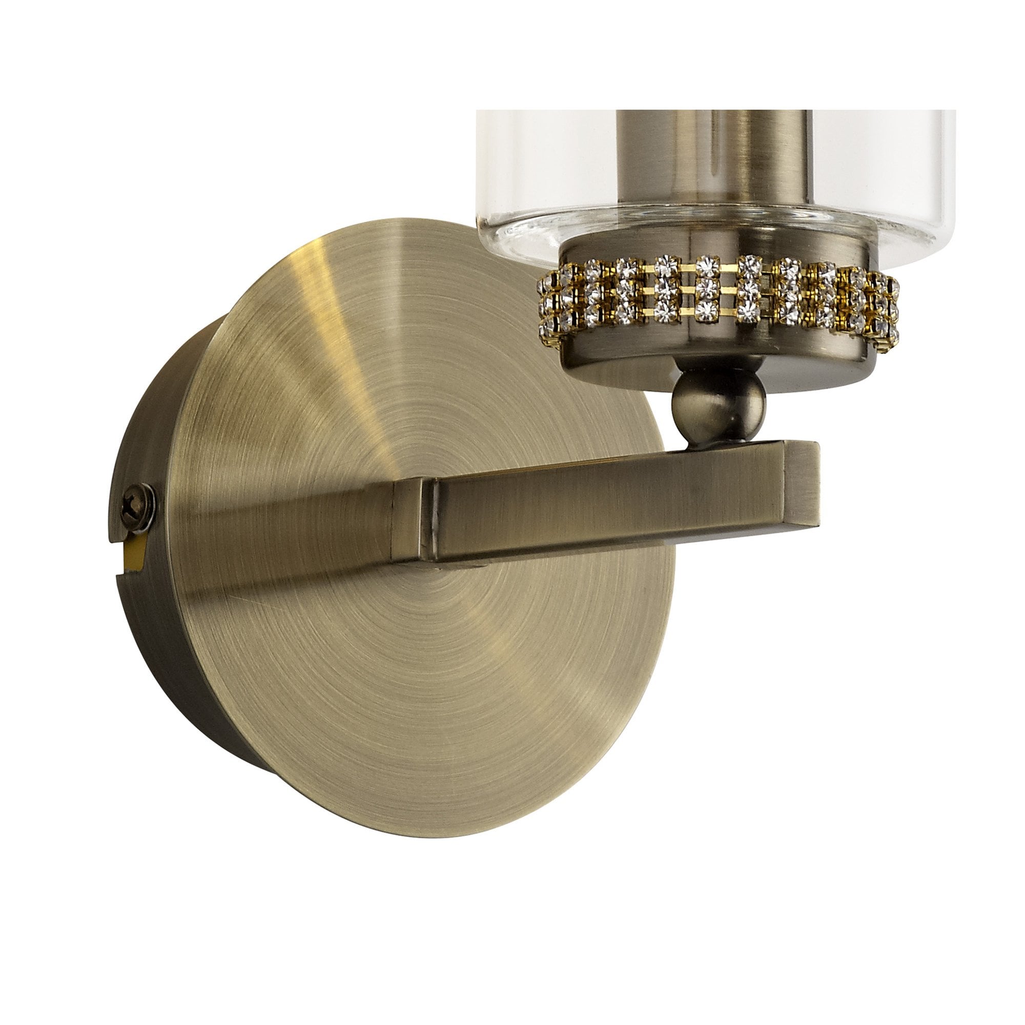 NL73289 Darling Wall Lamp Switched 1 Light Antique Brass