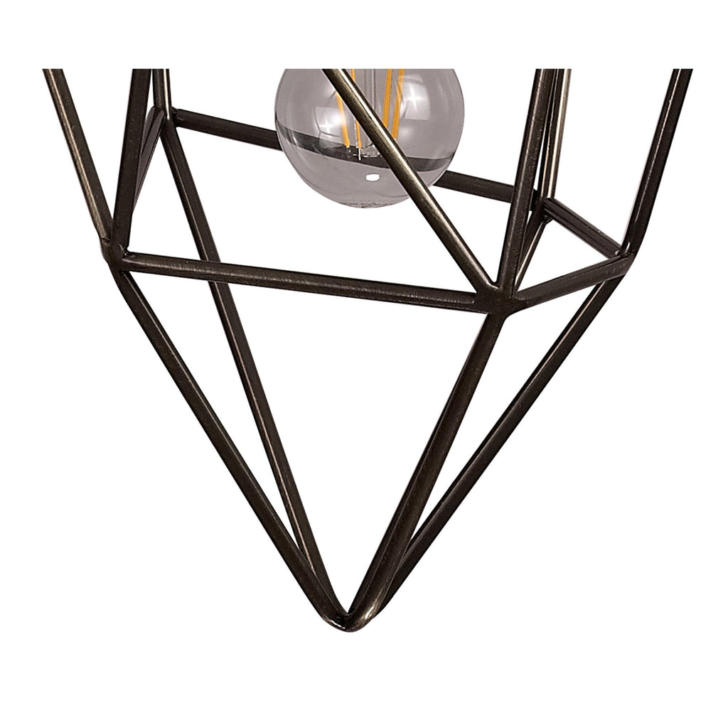 NL71319 Davie Medium Pendant 1 Light Antique Brass