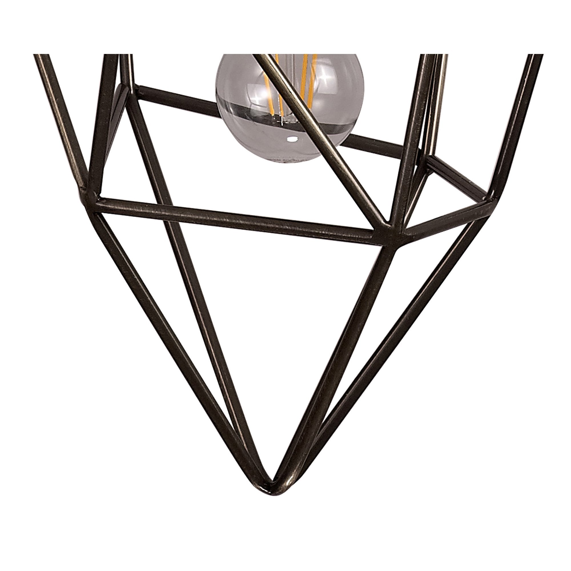 NL71319 Davie Medium Pendant 1 Light Antique Brass