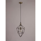 NL71319 Davie Medium Pendant 1 Light Antique Brass