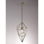 NL71329 Davie Large Pendant 1 Light Antique Brass