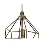 NL71329 Davie Large Pendant 1 Light Antique Brass