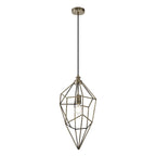 NL71329 Davie Large Pendant 1 Light Antique Brass