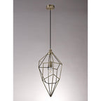 NL71329 Davie Large Pendant 1 Light Antique Brass
