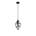 NL71389 Davie Small Pendant 1 Light Black Nickel