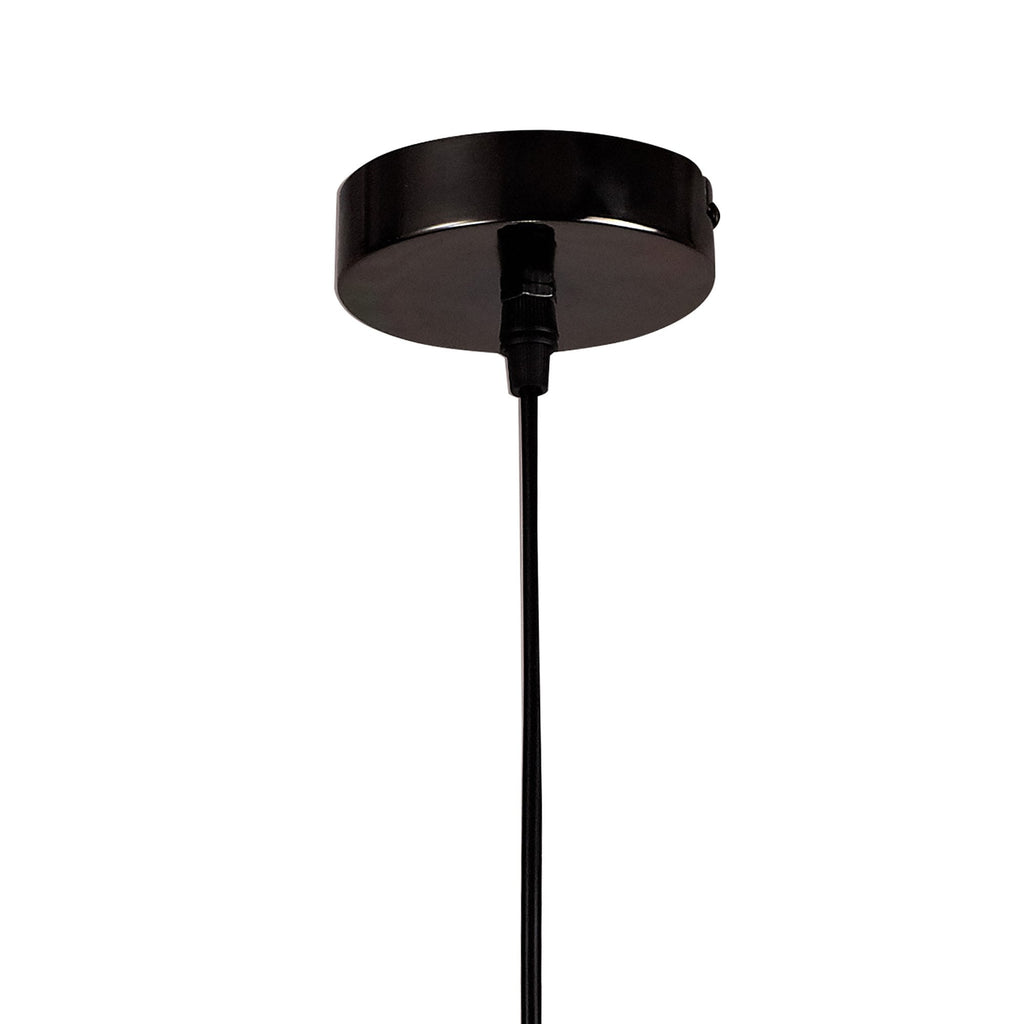 NL71389 Davie Small Pendant 1 Light Black Nickel