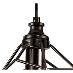 NL71389 Davie Small Pendant 1 Light Black Nickel