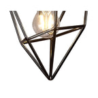 NL71389 Davie Small Pendant 1 Light Black Nickel