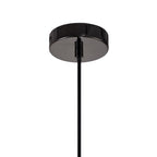 NL71599 Davie Medium Pendant 1 Light Black Nickel