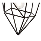 NL71599 Davie Medium Pendant 1 Light Black Nickel