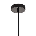NL71609 Davie Large Pendant 1 Light Black Nickel