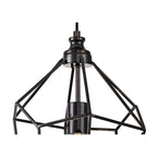 NL71609 Davie Large Pendant 1 Light Black Nickel