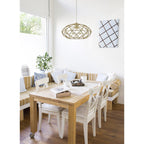 NL71929 Eva Curved Cylinder Pendant 1 Light Polished Brass