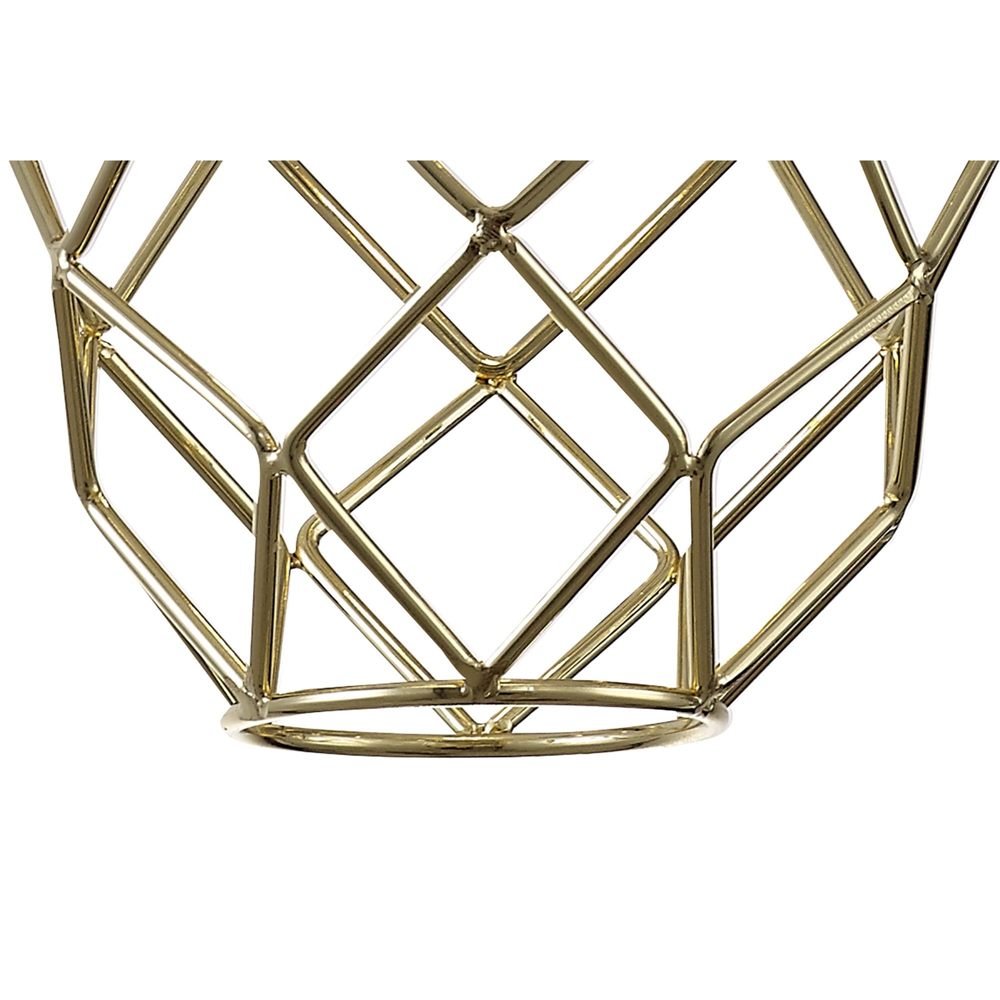 NL71929 Eva Curved Cylinder Pendant 1 Light Polished Brass