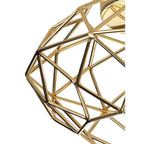 NL71939 Eva Flush Ceiling 1 Light Polished Brass