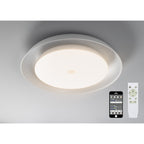 NL70909 Fabio Ceiling  Light LED RGB Tuneable White Built In Speaker Bluetooth Connection/Remote Control/App Control