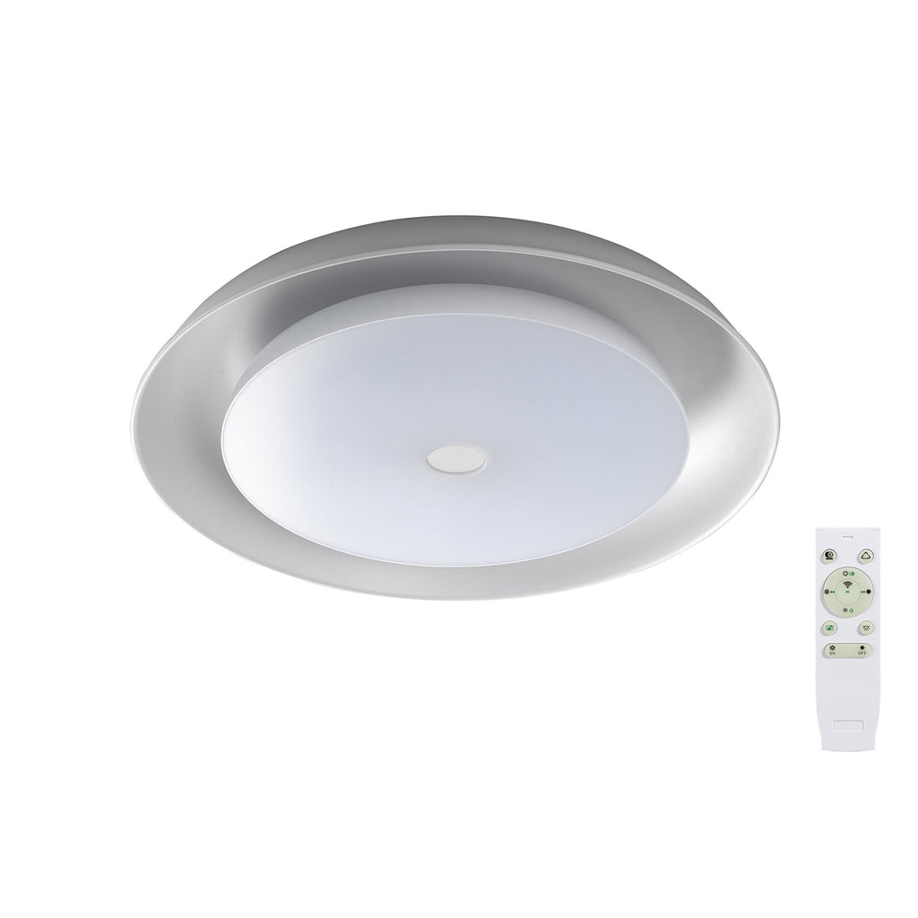NL70909 Fabio Ceiling  Light LED RGB Tuneable White Built In Speaker Bluetooth Connection/Remote Control/App Control