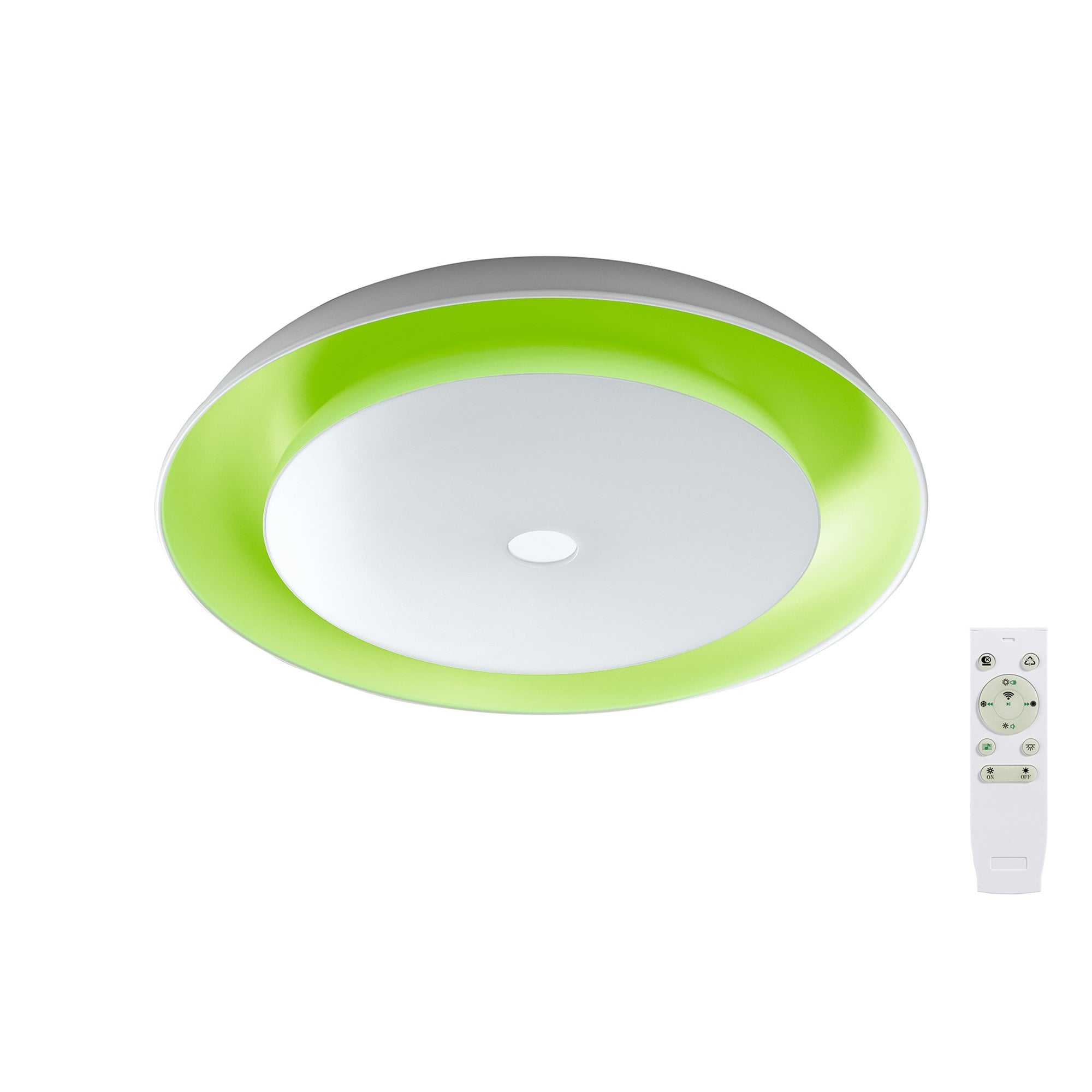 NL70909 Fabio Ceiling  Light LED RGB Tuneable White Built In Speaker Bluetooth Connection/Remote Control/App Control