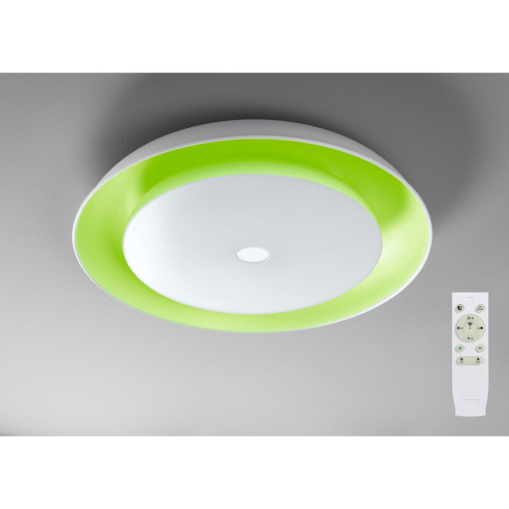 NL70909 Fabio Ceiling  Light LED RGB Tuneable White Built In Speaker Bluetooth Connection/Remote Control/App Control