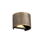 NL72079 Flo Outdoor LED Up & Downward  Lighting Wall Lamp 2 Light Black/Gold