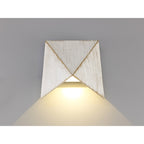 NL72029 Fauna Outdoor Wall Lamp LED White/Gold