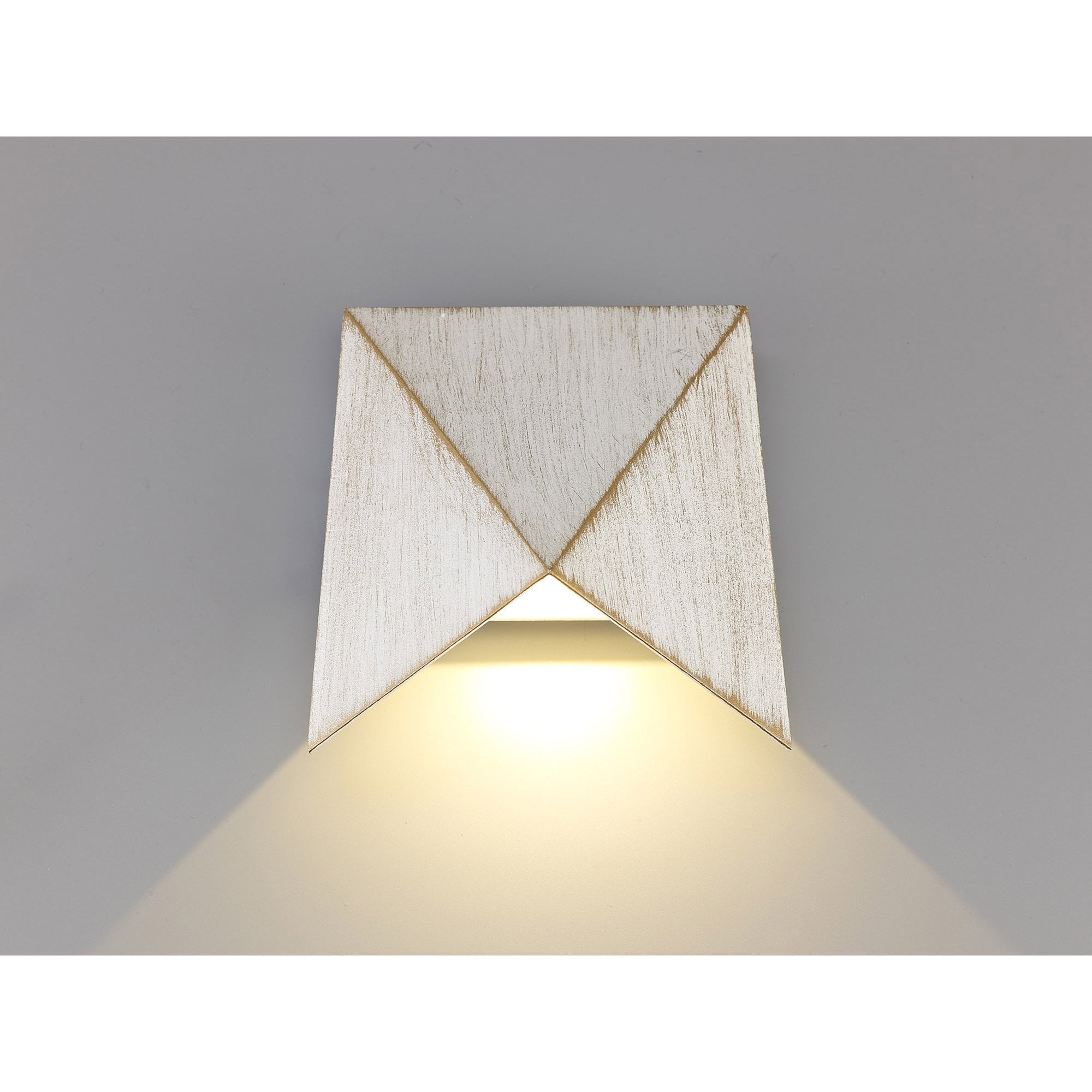 NL72029 Fauna Outdoor Wall Lamp LED White/Gold