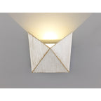NL72029 Fauna Outdoor Wall Lamp LED White/Gold