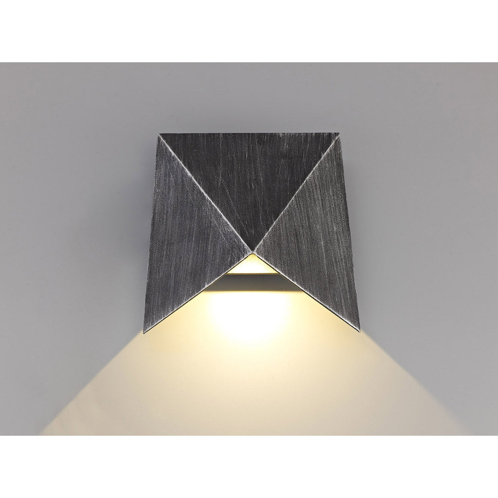 NL72039 Fauna Outdoor Wall Lamp LED Black/Silver